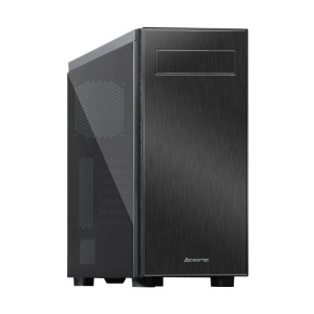 BAZAR - CHIEFTEC skříň HAWK, ATX, 2xUSB 3.0, 1x USB 2.0, Prosklená bočnice, černá - Rozbaleno (Bez příšlušenství)