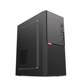 BAZAR - 1stCOOL skříň JAZZ 4, Mid tower, AU, 2xUSB 3.0, 2x USB 2.0, bez zdroje, černá,poškozený obal