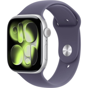 Apple Watch Series 11 GPS 42mm Silver Aluminium Case with Purple Fog Sport Band - M/L Apple Watch Series 11 GPS 42mm Silver Aluminium Case with Purple Fog Sport Band - M/L