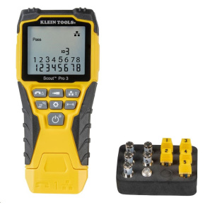 BAZAR - KLEIN TOOLS - VDV Scout® Pro 3 Tester Kit - 5x RJ45, 5x F-konektor - rozbaleno
