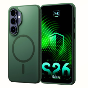 3mk ochranný kryt Smoke MagCase Green pro Samsung Galaxy S26+ 3mk ochranný kryt Smoke MagCase Green pro Samsung Galaxy S26+