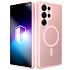 3mk ochranný kryt Misty MagCase Pink pro Samsung Galaxy S25 Ultra