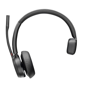 Poly Voyager 4310 bezdrátová náhlavní souprava, BT700 USB-C adaptér, mono, nabíjecí stojánek