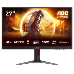 AOC MT 27" 27G4HA - 1920x1080,IPS,200Hz,2xHDMI,1xDP,Repro,Pivot
