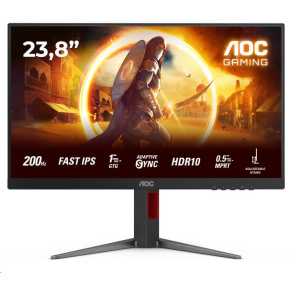AOC MT 23,8" 24G4HA - 1920x1080,IPS,200Hz,2xHDMI,1xDP,Repro,Pivot