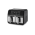 Kenwood kHealthy horkovzdušná fritéza, 1700 W, se dvěma zásuvkami, 4+4 l, 8 programů, černá