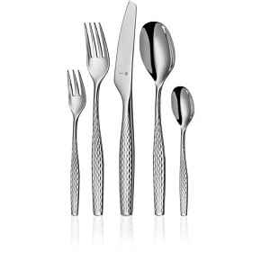 WMF Sentic sada příborů 30ks, nerez, Cromargan protect, struktura ve tvaru diamantu, do myčky WMF Sentic sada příborů 30ks, nerez, Cromargan protect, struktura ve tvaru diamantu, do myčky