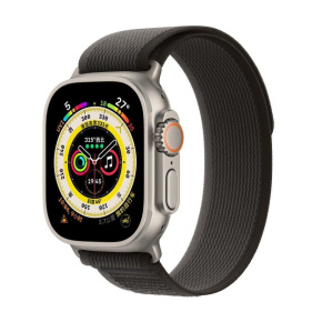 COTECi W97 Ultra Wild Trail Band for Apple Watch 42 / 44 / 45 / 49mm Black with Grey COTECi W97 Ultra Wild Trail Band for Apple Watch 42 / 44 / 45 / 49mm Black with Grey