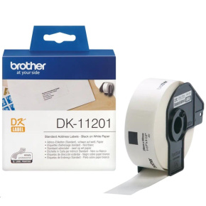 BAZAR - BROTHER DK-11201 Adresní štítky standart (400 ks) 29 mm x 90 mm - Poškozený obal (Komplet) BAZAR - BROTHER DK-11201 Adresní štítky standart (400 ks) 29 mm x 90 mm - Poškozený obal (Komplet)