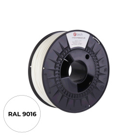 C-TECH Filament  PREMIUM LINE TPU 90A flexibilní dopravní bílá RAL9003