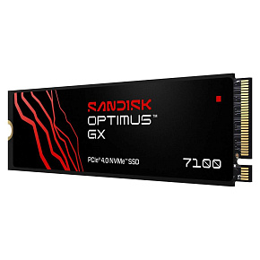 SANDISK SSD OPTIMUS GX 7100 NVMe 1TB PCIe, Gen4, (R:7250, W:6900MB/s) SANDISK SSD OPTIMUS GX 7100 NVMe 1TB PCIe, Gen4, (R:7250, W:6900MB/s)