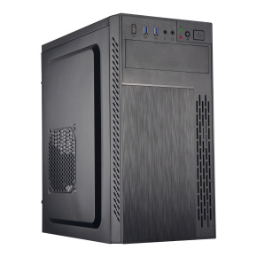 EUROCASE skříň ML M6-505B, Midi Tower, 1xUSB-C, 2x USB 3.0, 2x audio, bez zdroje
