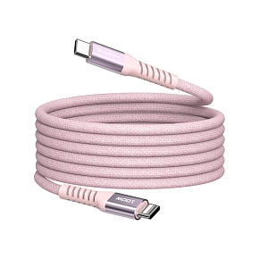 VERBATIM Kabel USB-C Sync & Charge, 100W, Magnetický, 120cm, růžová VERBATIM Kabel USB-C Sync & Charge, 100W, Magnetický, 120cm, růžová