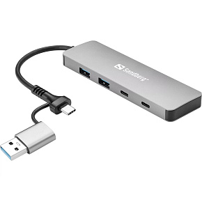 Sandberg USB-C/A to 2xUSB-A+2xUSB-C Hub Sandberg USB-C/A to 2xUSB-A+2xUSB-C Hub