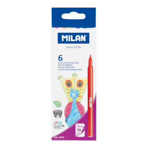 Fixy MILAN s guľatým hrotom 2 mm - sada 6 ks
