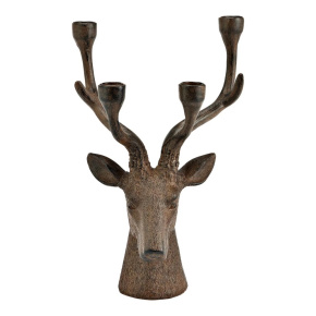 Adventný svietnik jeleň 34 cm