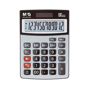 Kalkulačka stolová M&G MGC-120B, 12-miestna