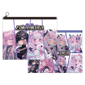 Obal na dokumenty A4 so zipsom M&G Pink Fantasy (2 dizajny)