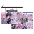 Obal na dokumenty A4 so zipsom M&G Pink Fantasy (2 dizajny)