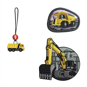 Doplnkový set obrázkov MAGIC MAGS, Bagger Rocco, pre aktovky a ruksaky Step by Step Doplnkový set obrázkov MAGIC MAGS, Bagger Rocco, pre aktovky a ruksaky Step by Step