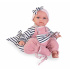 Bábika Toneta s vreckom, so zvukom, 34 cm