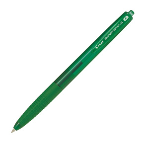 Pero guľôčkové PILOT SuperGrip-G 0,7 mm - zelená náplň