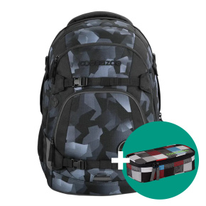 Školský ruksak coocazoo MATE, Grey Rocks, certifikát AGR + Darček
