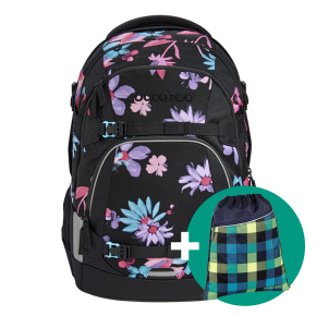 Školský ruksak coocazoo MATE, Floral Artnight, certifikát AGR + Darček