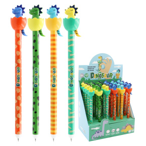 Pero gélové /gumovacie JUNIOR Dinosaur 0,7 mm (mix /cena 1ks) modrá náplň Pero gélové /gumovacie JUNIOR Dinosaur 0,7 mm (mix /cena 1ks) modrá náplň