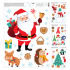 Adhézne nálepky JUNIOR 30x42 cm - Detská vianočná edícia (mix /cena 1 bal.)