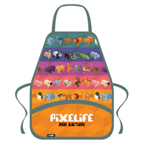 Zástera na výtvarnú výchovu JUNIOR S8 - Pixelife Zoo Edition