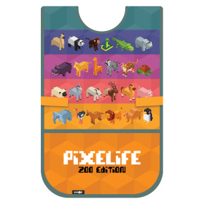 Zástera/Pončo na výtvarnú výchovu JUNIOR S8 - Pixelife Zoo Edition