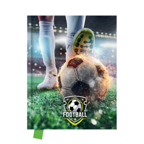 Pamätník JUNIOR 14x18 cm, 80 list. čistý - Football