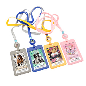 Identifikačná visačka so šnúrkou na krk - S9 Pastel (mix /cena 1ks) Identifikačná visačka so šnúrkou na krk - S9 Pastel (mix /cena 1ks)
