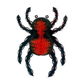 Dekorácia papierová - Pavúk veľký 23 x 33 cm, Halloween