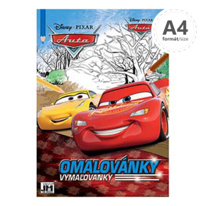 Omaľovánka JM A4 - Cars