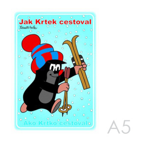 Omaľovánka A5 Akim - Krtko cestovateľ Omaľovánka A5 Akim - Krtko cestovateľ