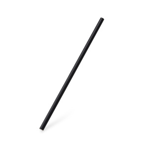 Slamka papierová čierna `JUMBO` O8mm x 25cm [100 ks]