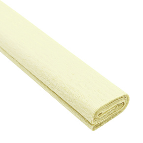 Krepový papier JUNIOR 200x50 cm - krémový 02 Krepový papier JUNIOR 200x50 cm - krémový 02