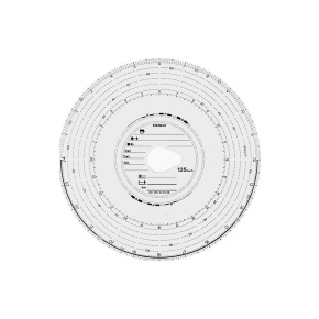 Tachokrúžky Kienzle 125-24 EC 4B 100 ks (4492)