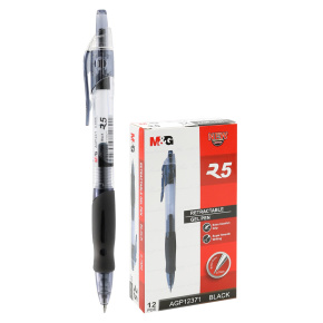 Pero gélové M&G R5 hrot 0,7 mm - čierna náplň