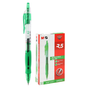 Pero gelové M&G R5 hrot 0,7 mm - zelená náplň Pero gelové M&G R5 hrot 0,7 mm - zelená náplň