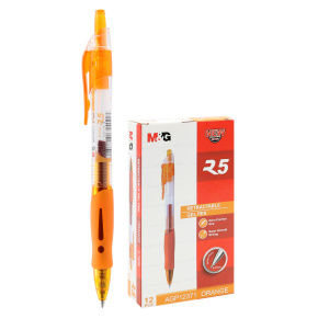 Pero gelové M&G R5 hrot 0,7 mm - oranžová náplň Pero gelové M&G R5 hrot 0,7 mm - oranžová náplň