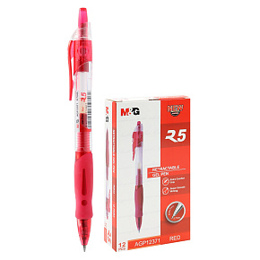 Pero gélové M&G R5 hrot 0,7 mm - červená náplň Pero gélové M&G R5 hrot 0,7 mm - červená náplň