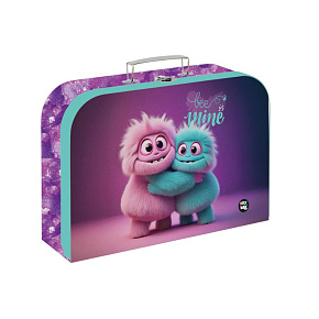 Detský kufrík lamino 34 cm - Monster