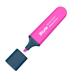Zvýrazňovač CENTROPEN 6252 Style Fluo (klinový hrot 1-4,6 mm) - ružová