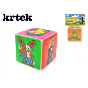 Kocka Krtko 7,5cm pískajúca mäkká 0m+ v sáčku
