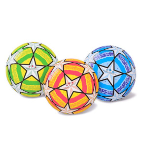 Lopta 20cm futbalová 3farby 10m+ v sieťke