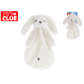 Mini Club zaspávačik zajačik plyšový biely 27cm 0m+ na karte