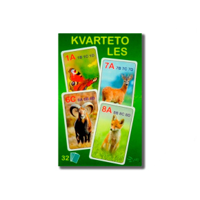 Kvarteto les 7x10,5x1,5cm 32ks v krabičke